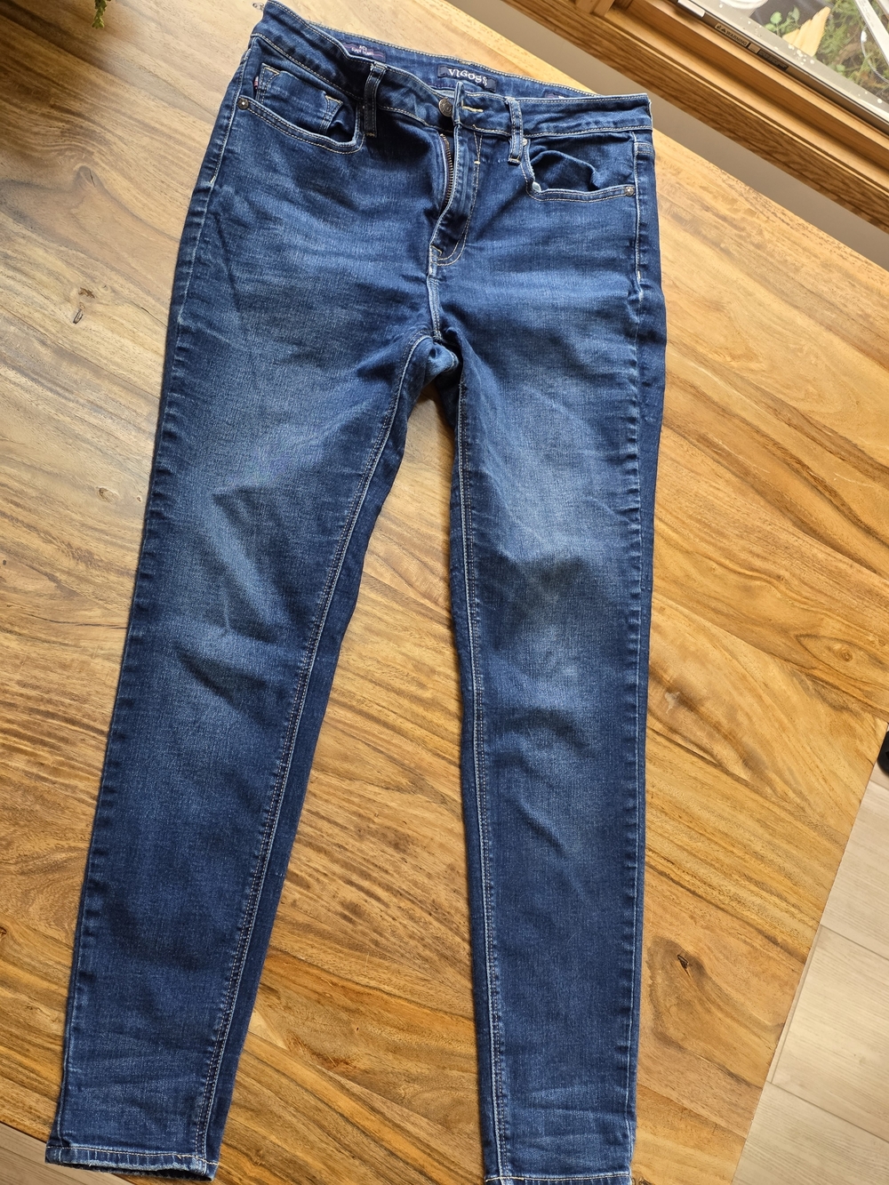 Vigoss Heritage Dark Denim-High Rise Skinny Jeans-Women's W29L29